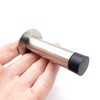 Door Stop | Wall or Skirting Mounted | Satin Stainless
