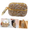 LABRIMP Rhinestone Earphone Sleeve Case for Stylish Earphone Protector with