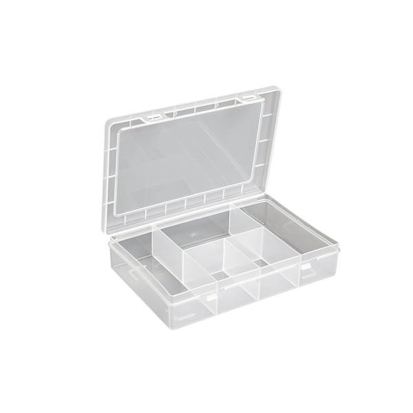hünersdorff PP-Eco Mini Assortment Box with 5 Compartments, Sturdy Sorting