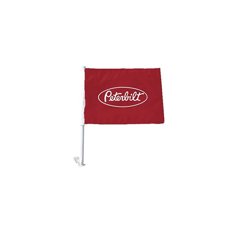 Peterbilt Trucks Two-Sided Red & White 17.7” x 11.8” Car,
