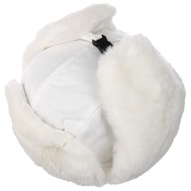 Seeberger Finola Lapeer Aviator Hat Winter Hat (L (58-59 cm) - White, White