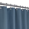Barossa Design Waffle Weave Shower Curtain Hotel Luxury Spa, 230