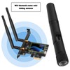 ECSiNG 2PCS Mini WiFi Antenna Dual Band 2.4GHz 5.8Ghz RP-SMA