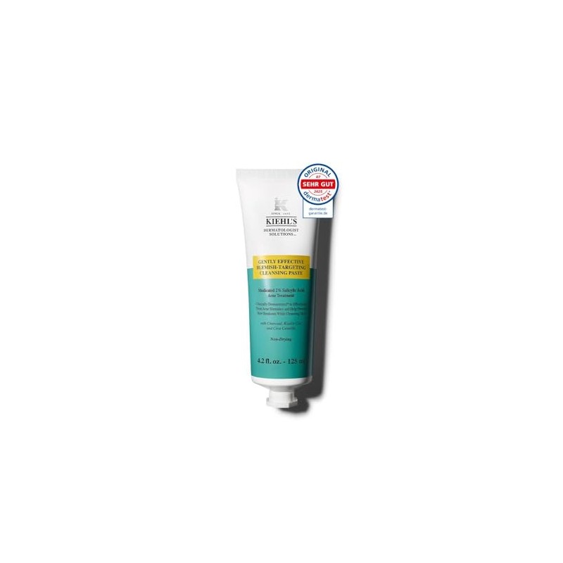 KIEHL'S Gently Effective Blemish Treating Cleansing Paste, 125 ml, Mild