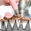 5 Pcs Pastry Decorating Tips, Stainless Steel Baking Kits, Piping