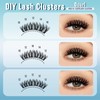 LANKIZ Lash Clusters Kit With Bond and Seal 140pcs 10-16mm