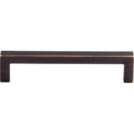 Top Knobs M1650 Nouveau III Collection 5-1/16" Square Bar Pull, Tuscan Bronze