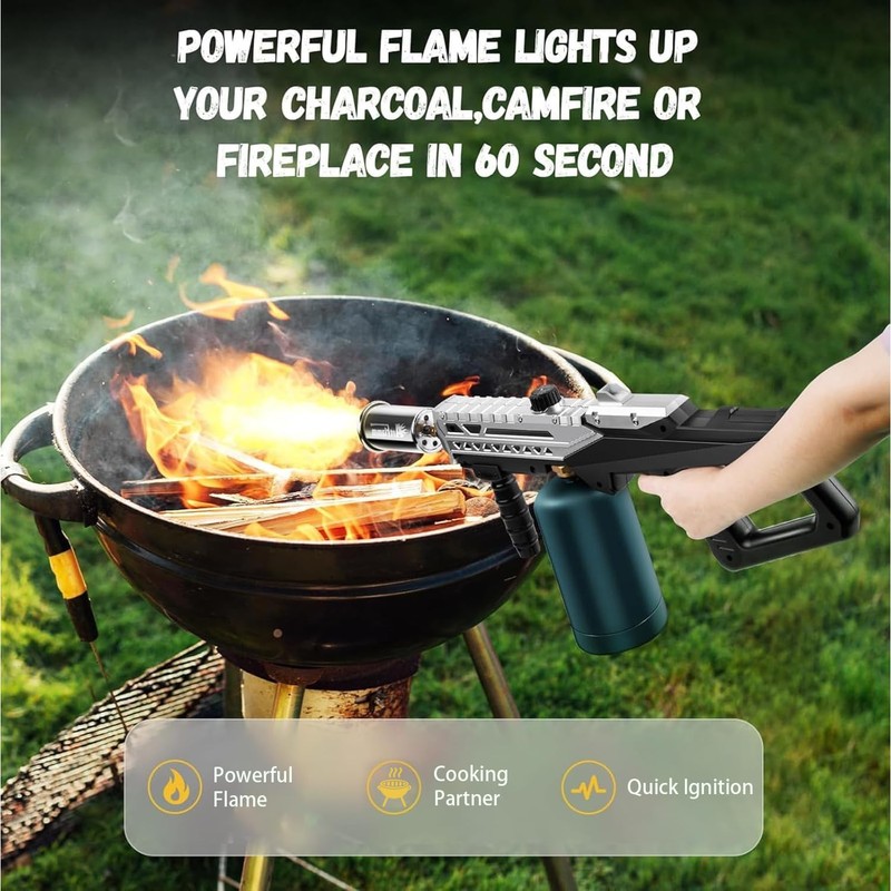 ARTFLAMM Powerful Grill Torch Gun | Propane Torch Gun, Adjustable