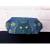 Unbranded Blue Cat Gothic Makeup Bag Aesthetic Organizer Brand New