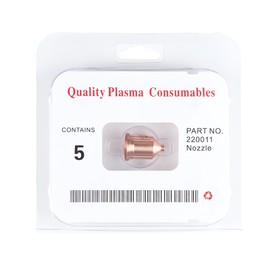 5 pcs/set 220011 Plasma Cutter Cutting Torch Consumables Nozzle Tips Kit for MAX1650