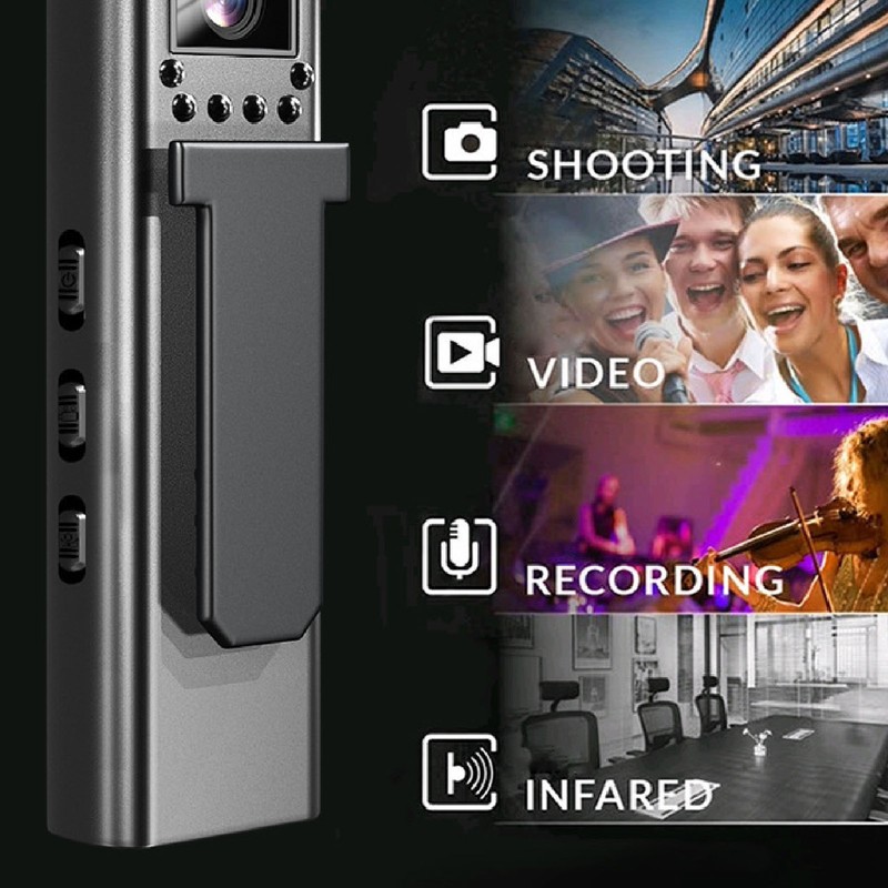 Body Worn Camera HD 1080P Infrared Night Vision Mini Video