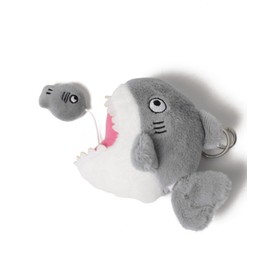 Wigo Pretend Shark Plush Toy Key Holder Accessory School Shark Decoration Cute Gift Present Women's, gray