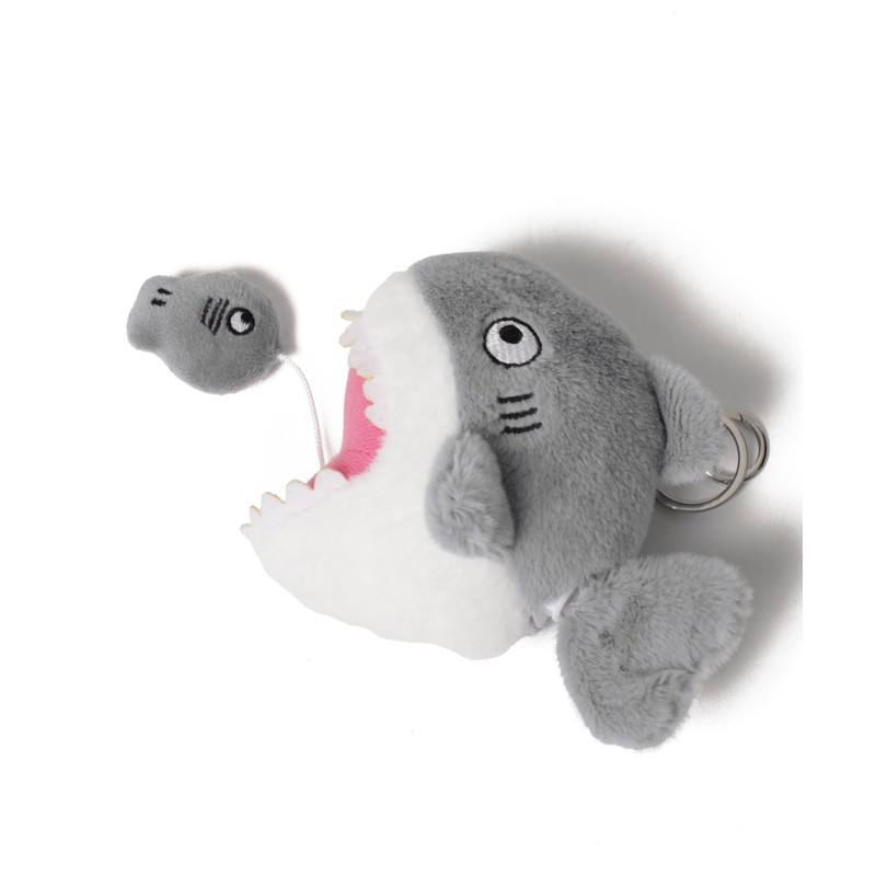 Wigo Pretend Shark Plush Toy Key Holder Accessory School Shark