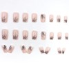 Uñas Postizas Cuadradas De Cobertura Total, Uñas Acrílicas De Color