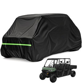 UTV Cover 4-6 Seater Heavy Duty 600D All-Weather Protection Cover Compatible with Can-Am Defender MAX PRO/X3 MAX/Prowler/Viking/Tracker 800SX/RZR XP 4/Ranger Crew 167" x 65" x 77"