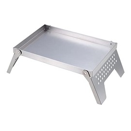 CAPTAIN STAG UG-3304 Stainless Steel Mini Table Fire Pit Stand for A4 Type