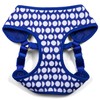 The Dodo Dog Harness, Blue Dodo Print, Size Small: Easy