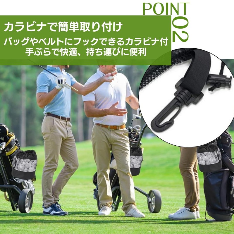 I'm so happy Golf Ball Case Mesh Large Capacity Nylon