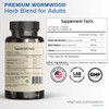 Wormwood Black Walnut Clove Capsules - Cleanse, Detox, Intestinal Guard