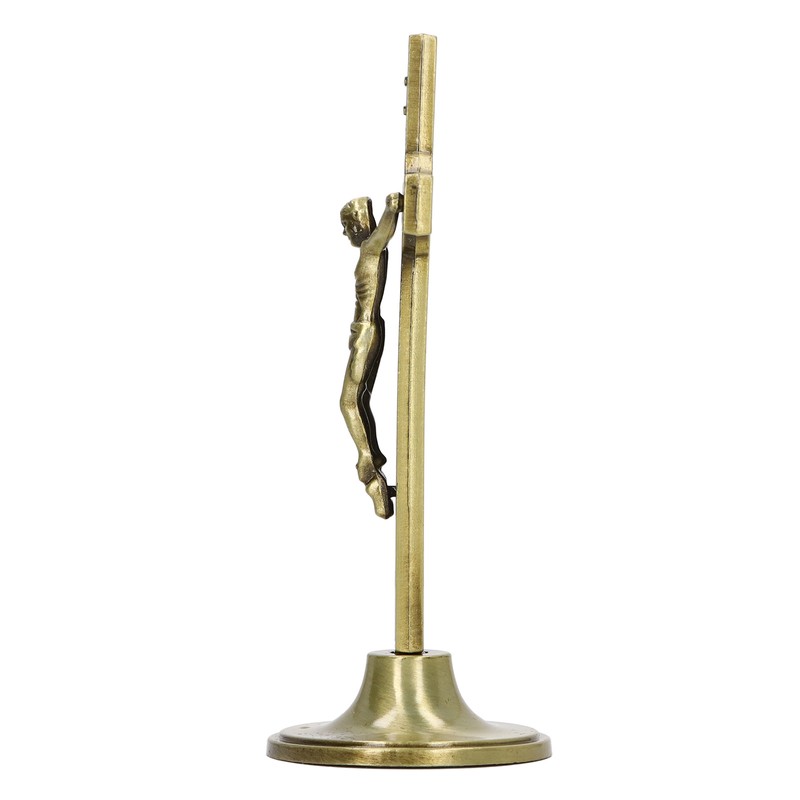 Catholic Cross Hand Made Zinc Alloy Metal Vertical Catholic Crucifix