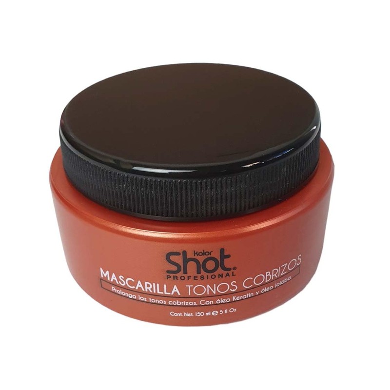 Mascarilla Capilar Para Tonos Cobrizos Con Keratina Y Jojoba Kolor