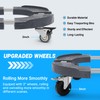 W B D WEIBIDA Upgraded Trash Can Roller Base Adjustable