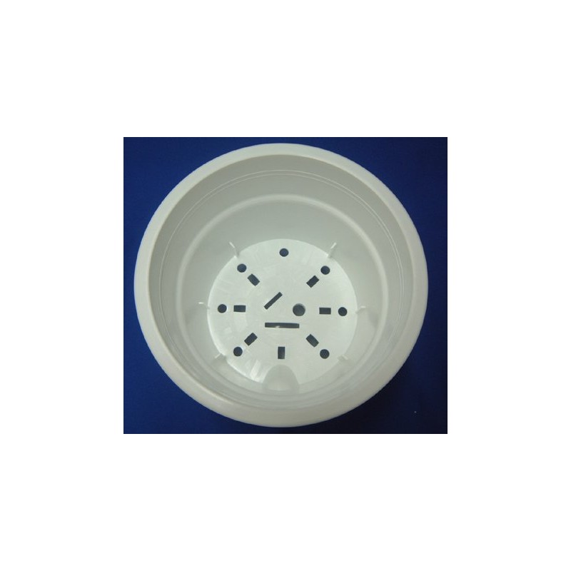 Bottom Water Supply Plastic Pot No. 6 with Translucent Saucer,