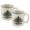 SPODE Christmas Tree Collection Mugs x2