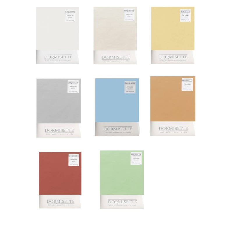 Dormisette Flannelette Bed Sheet 150 x 250 cm Natural