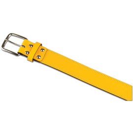 CHAMPRO Genuine Bonded Leather Belt; Adult; Gold