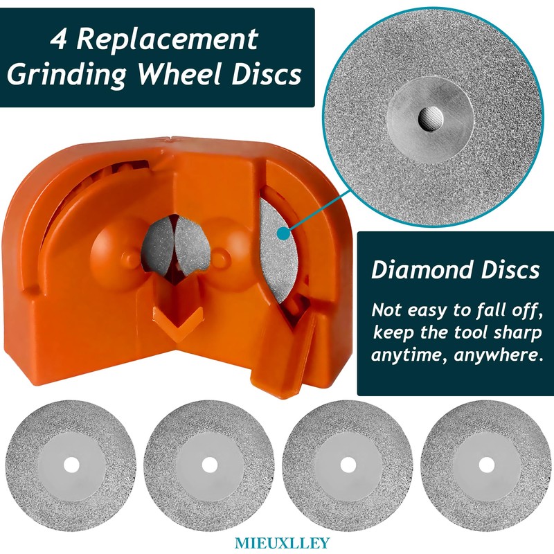 Drill Bit Sharpener,Portable Drill Bit Sharpener,Multipurpose Drill Bit Grinding Sharpener