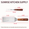 SUNRISE Stainless Steel Turner Spatula & Meat Fork 10.75" Fork