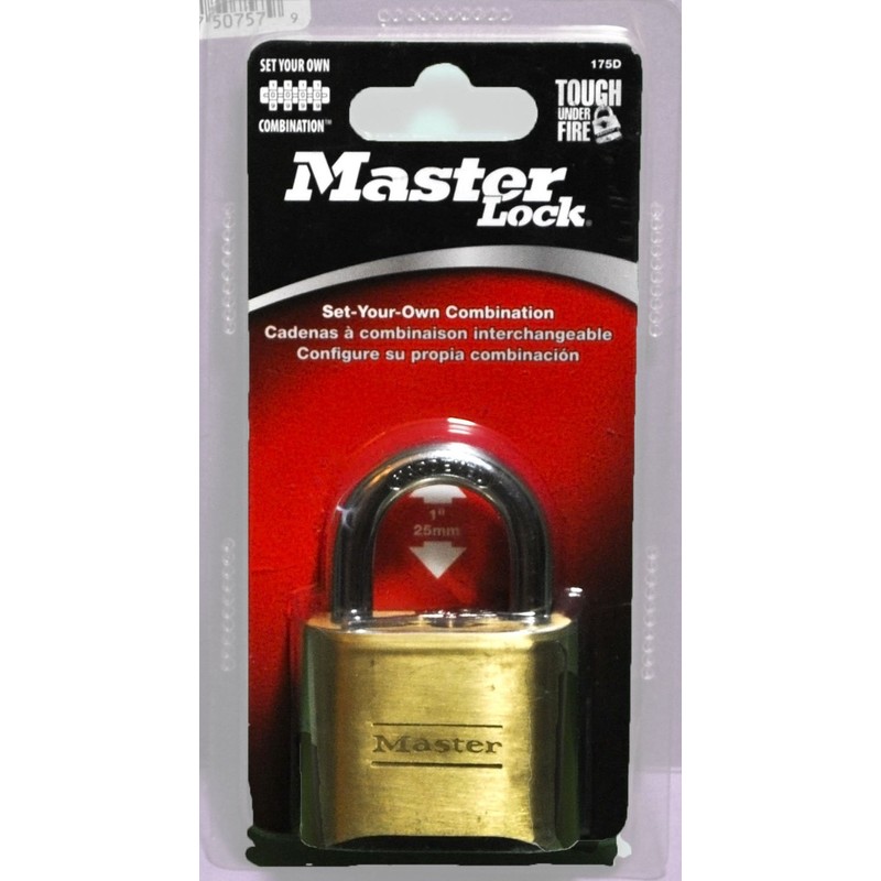 Master Lock 175, 4, Brass