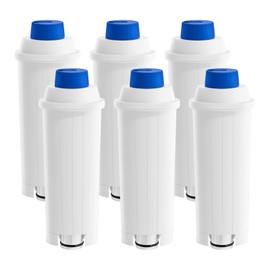 AquaHaven Water Filter Replacement for Delonghi Coffee Machines (Pack of 6) - Compatible with Delonghi Magnifica S, Dinamica, Eletta Explorer, ECAM, ETAM, BCO, DLSC002 Filter - Water Filter for Coffee