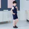 Set of 4 Boys Summer Wedding Leisure Suit Vest Shirt