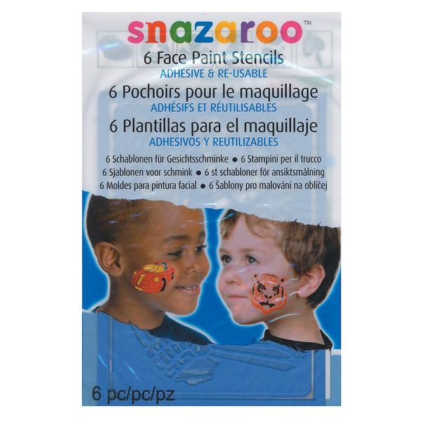 Fun Express Snazaroo™ Boy’s Face Paint Stencils - Basic Supplies