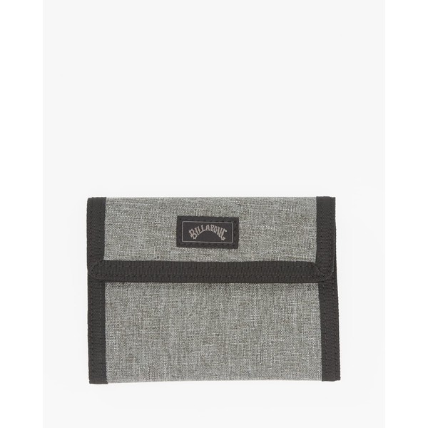 Billabong Men's Tribong Lite Travel Accessory Passport Bag, grey mixed