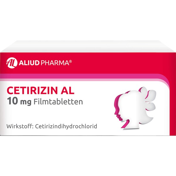 CETIRIZIN AL 10 mg Filmtabletten bei allergischen Erkrankungen, 7 St. Tabletten