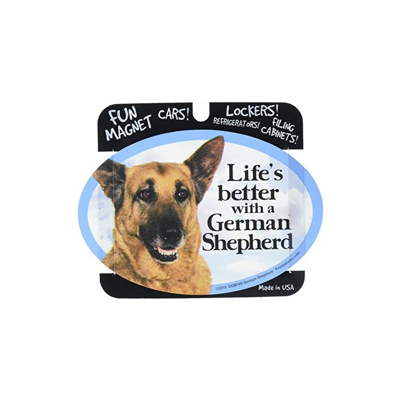 Prismatix Decal Cat and Dog Magnets, German Shepherd