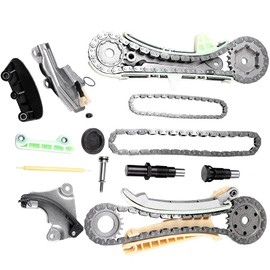 SCITOO Engine Timing Chain Kit For Ford For Explorer 1997-2010,For Ford For Explorer Sport Trac 2007-2010 TK428 KT4038S TS20395F 76117 2L2Z-6K297-AA 9-0389S 90398S TK8-20700 F77Z-6268-AB