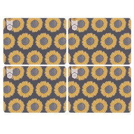 ENGLISH TABLEWARE Artisan Flower Set of 4 Placemats