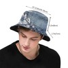 Flower Bucket Hat Beauty Print Hat Travel Packable Sun Cap