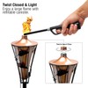 Matney Outdoor Metal Patio Torches – Use for Deck, Patio,