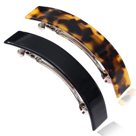 FSMILING 2 Pcs Women Rectangle Hair Clips Barrettes Barrettes Hair Clips for Women Chic Automatic Sheds