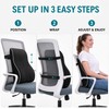 Memory Foam Lumbar Support Pillow for Office Chair and Car