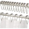 Amazer Shower Curtain Hooks, Decorative Shower Curtain Hooks Smooth, 12pcs