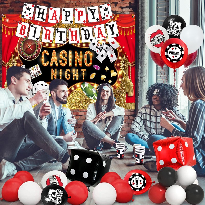 YIGZAG Party Decorations (Casino)