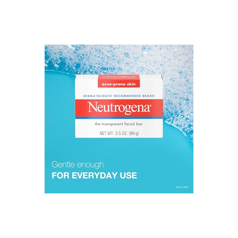 Neutrogena, Jabón Facial En Barra Antiacné 100 G