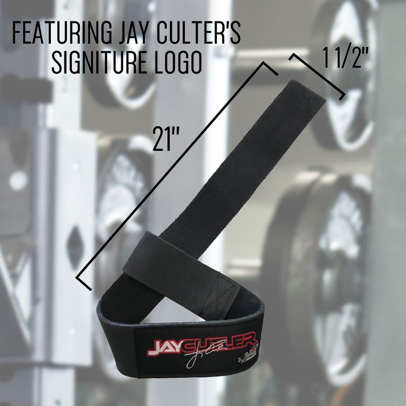 Schiek Sports Leather Lifting Straps Model 1000LLS by Jay Cutler