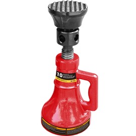 BIG RED ASJ10R Torin Professional Car Support Screw Jack for House Construction Bridge Stabilization, 10 Ton (20,000 lb) Capacity, Red